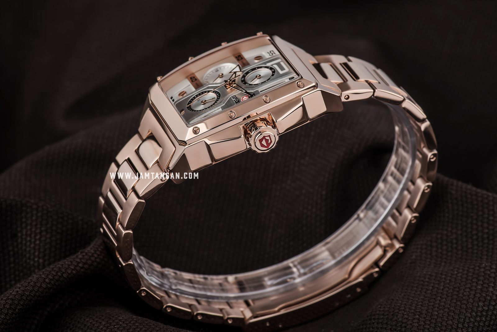 Expedition E 6636 BF BRGSL Ladies Silver Dial Rose Gold Stainless Steel Machtwatch